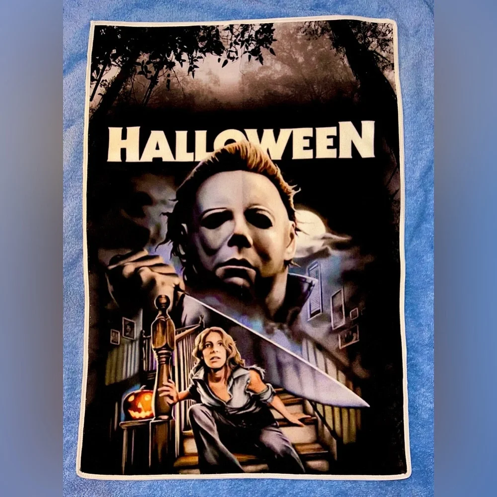 Halloween Handmade & Designed Single Sided Hand or Kitchen Towel